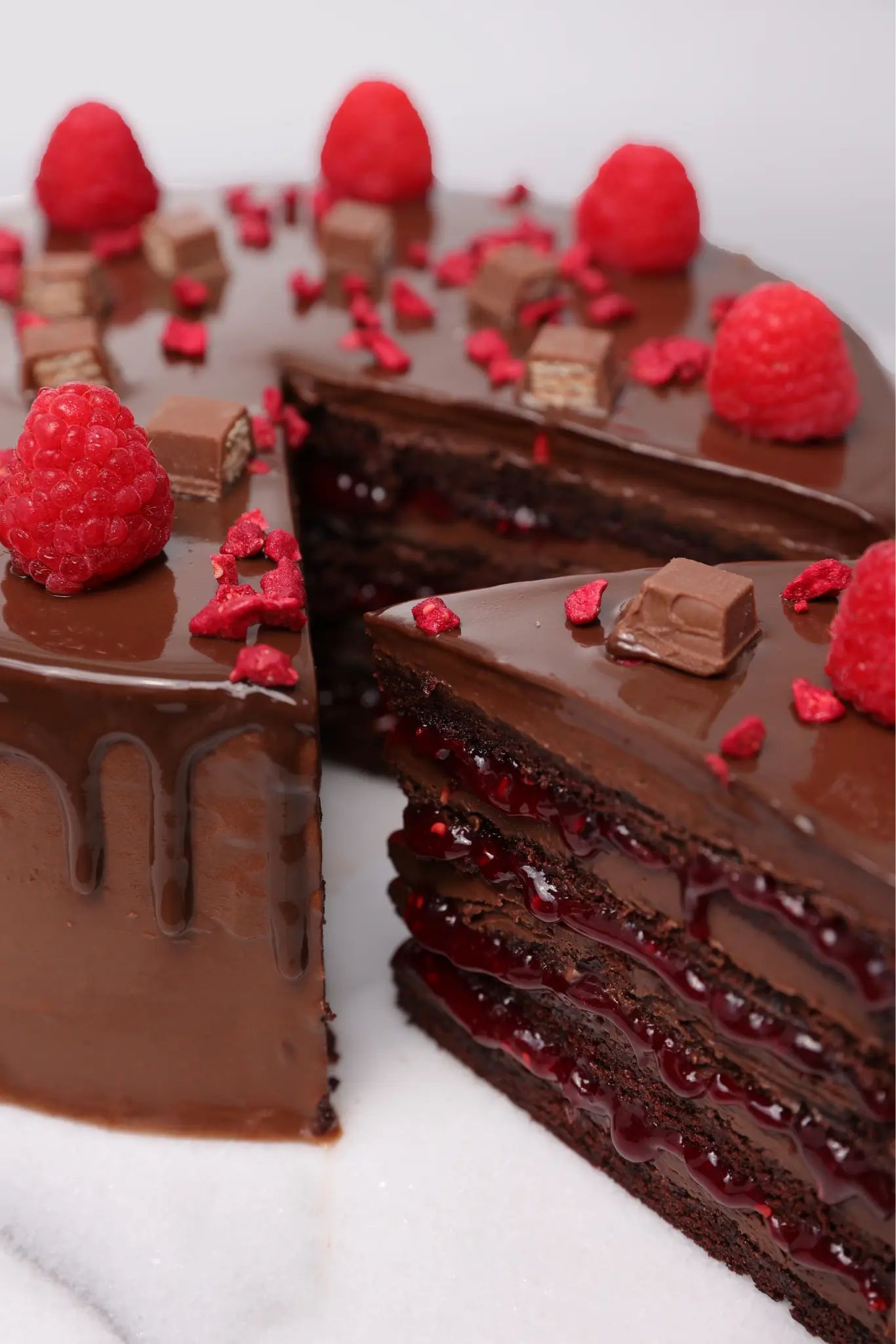 Chocolate Raspberry Cake photo