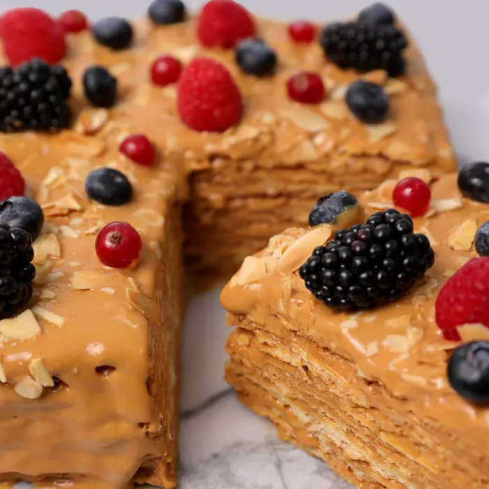 Napoleon Caramel Cake photo